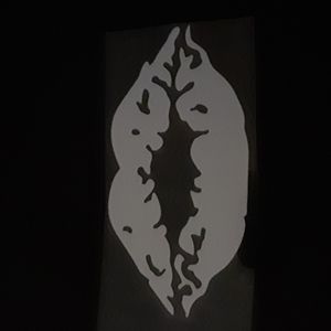 Reflective vinyl decal